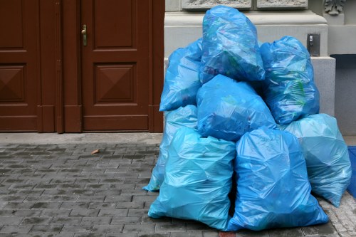 Furniture and household items being cleared from a flat in Queenspark