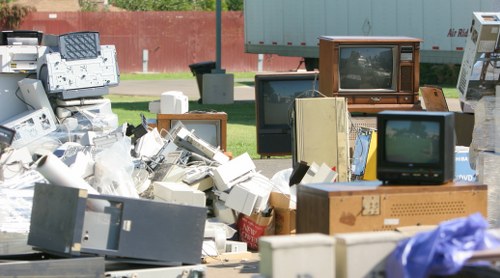 Queenspark residents preparing bins for scheduled council pickup