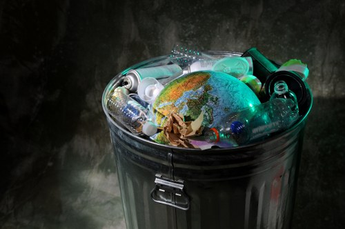Final cleanup of mixed waste during Queenspark rubbish removal